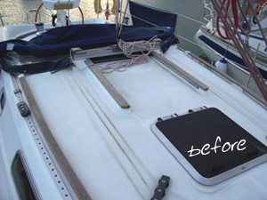 Boat Deck Top Before